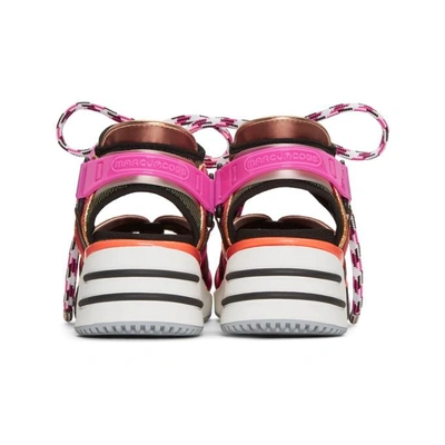 Shop Marc Jacobs Pink Somewhere Sport Sandals In 953 Rasberr