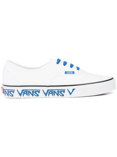 Shop Vans Sketch Sidewall Sneakers - White