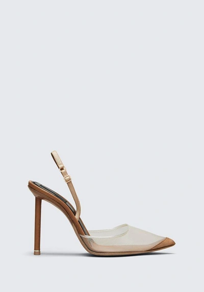 Shop Alexander Wang Alix Sling Back In Camel