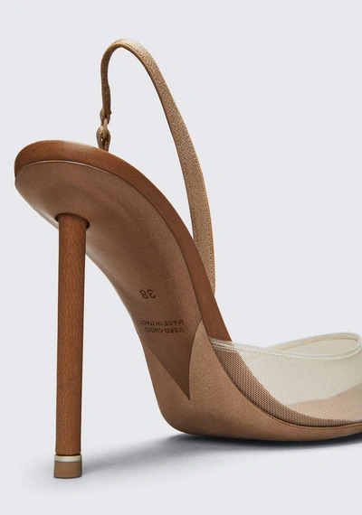 Shop Alexander Wang Alix Sling Back In Camel