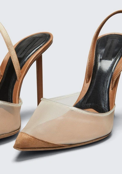 Shop Alexander Wang Alix Sling Back In Camel