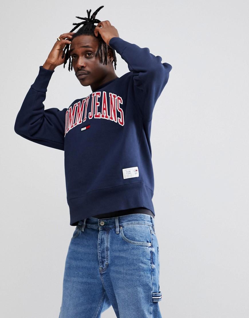 navy tommy sweatshirt