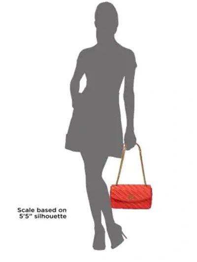 Shop Balenciaga Bb Logo Leather Crossbody Bag In Rouge