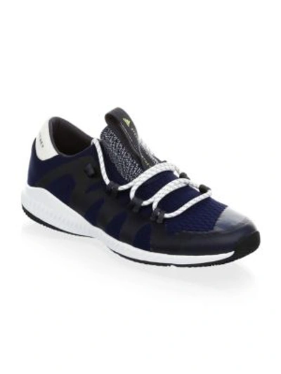 Shop Adidas By Stella Mccartney Crazy Train Pro Sneakers In Navy
