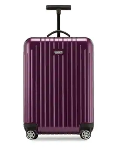 Shop Rimowa Ultralight Cabinet Suitcase In Ultra Violet