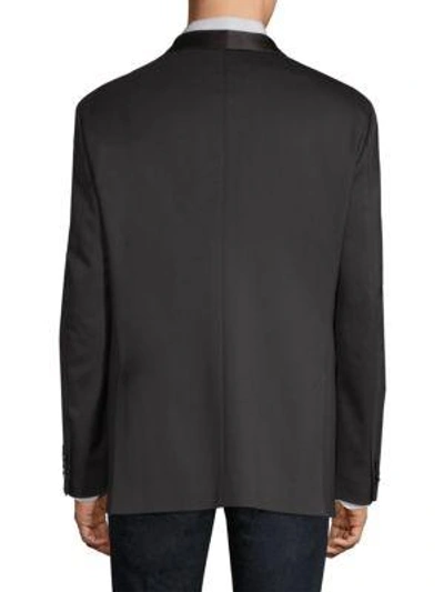 Shop Theory Regular-fit Shawl Tuxedo Jacket In Black