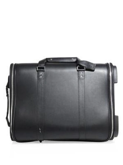Shop Vocier F38 Leather Carry-on In Black