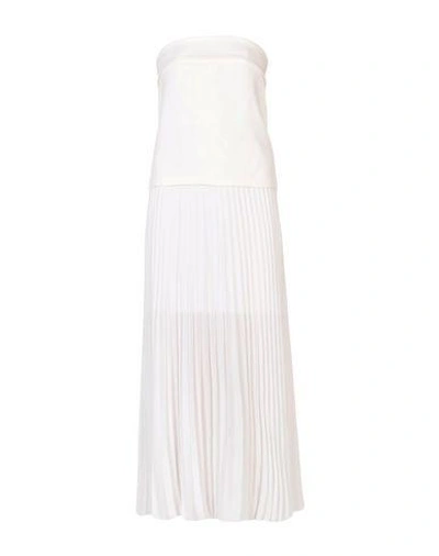 Shop A.l.c Long Dress In Ivory