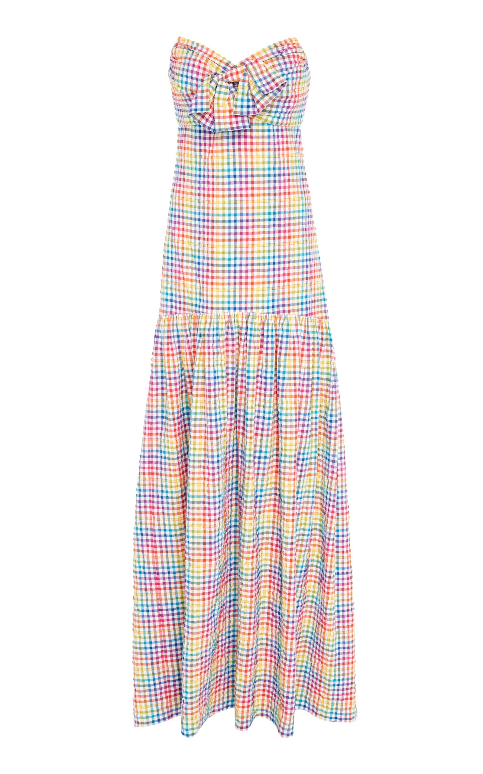 caroline constas strapless dress