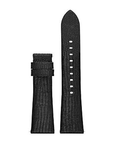 Shop Michael Kors Bradshaw Leather Watch Strap, 22mm In Black