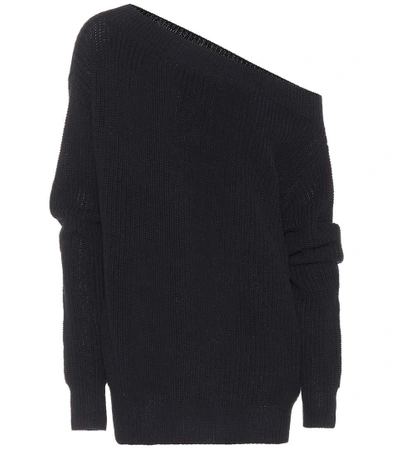 Shop Dries Van Noten One-shoulder Sweater In Eavy