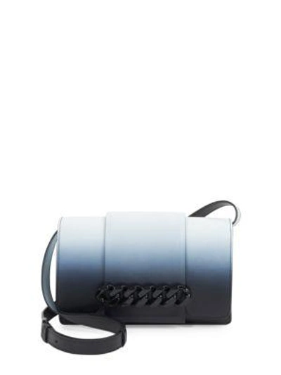 Shop Givenchy Infinity Leather Shoulder Bag In Black White