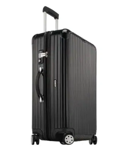 Shop Rimowa Salsa Deluxe 29-inch Multiwheel Suitcase In Black