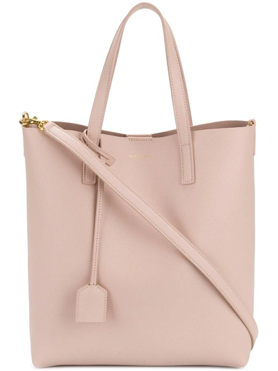 Shop Saint Laurent Feminine Style Shoulder Bag - Nude & Neutrals