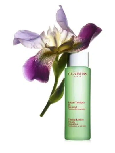 Shop Clarins Women's Toning Lotion With Iris For Combination To Oily Skin