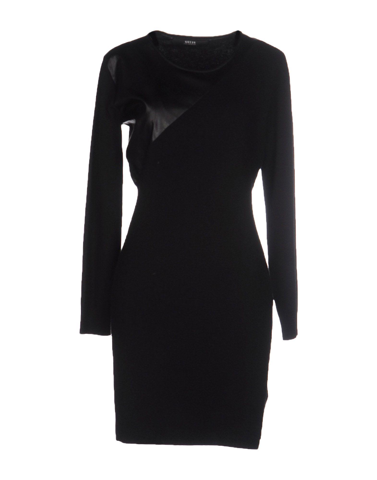 guess black short dress