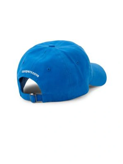 Shop Block Headwear Turtle Embroidered Cap In Royal