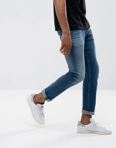 Tommy Jeans Tommy Hilfiger Denim Jeans Simon Skinny Fit In Stretch Mid Wash  - Blue | ModeSens