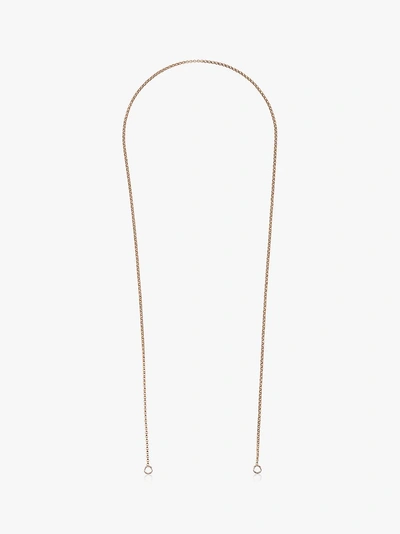Shop Marla Aaron 18k Yellow Gold Rolo Chain 30 Inch Necklace In Metallic