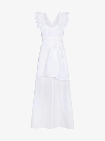 Shop Three Graces Josephine Dress With Waist Tie In White