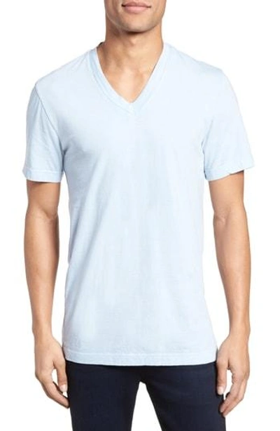 Shop James Perse Short Sleeve V-neck T-shirt In Sunshine