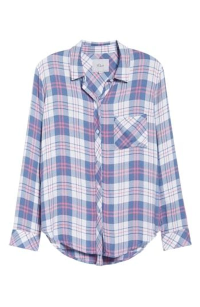 Shop Rails Hunter Plaid Shirt In Watermelon Coast White