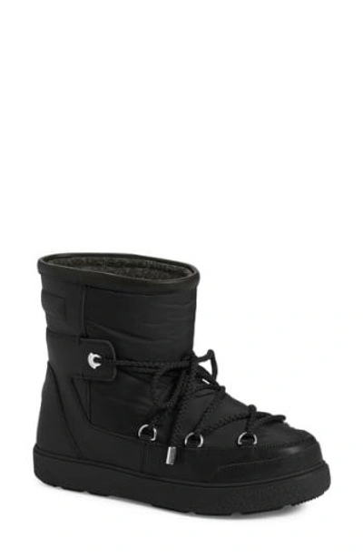 Shop Moncler 'new Fanny' Lace Up Ankle Boot In Black
