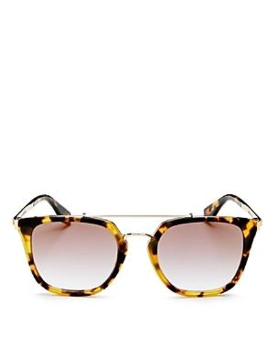 Shop Marc Jacobs Women's Brow Bar Square Sunglasses, 50mm In Dark Havana/gray