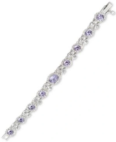 Shop Givenchy Silver-tone Crystal Flex Bracelet