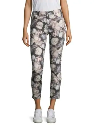 Shop 7 For All Mankind Floral Skinny Ankle Jeans