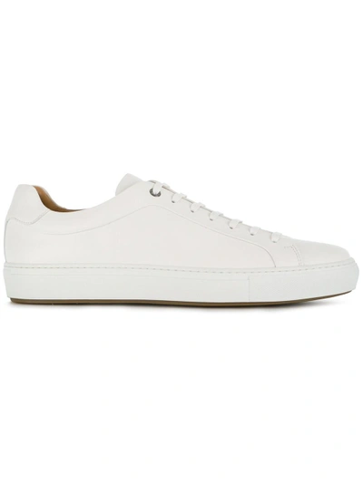 Shop Hugo Boss Classic Lace-up Sneakers In White