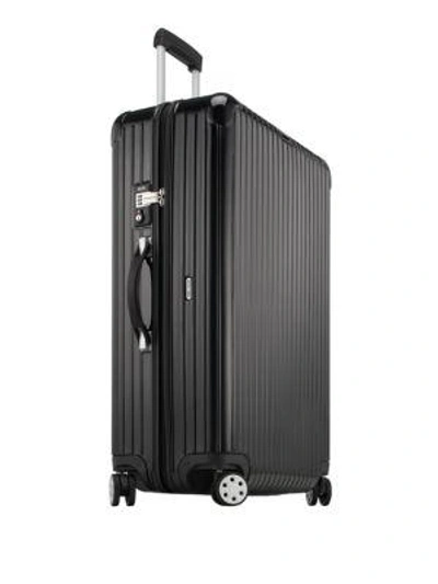 Shop Rimowa Salsa Deluxe 32-inch Multiwheel Suitcase In Black