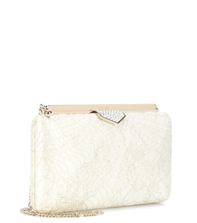 Shop Jimmy Choo Ellipse Lace Shoulder Bag