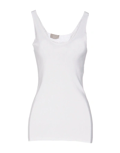 Shop Lanvin Tank Top In White