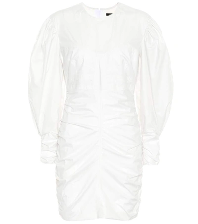 Shop Isabel Marant May Cotton Minidress In White