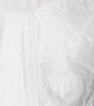 Shop Isabel Marant May Cotton Minidress In White