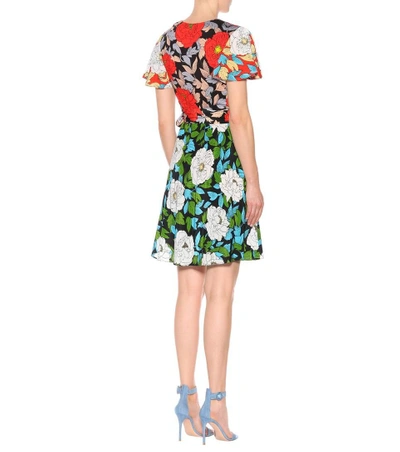 Shop Diane Von Furstenberg Floral-printed Silk Wrap Dress In Multicoloured