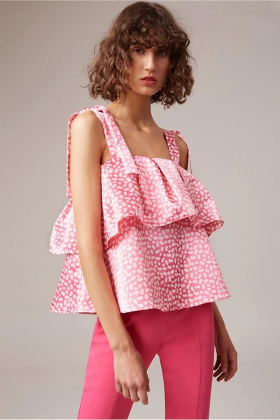 Shop C/meo Collective Be About You Top In Magenta Daisy