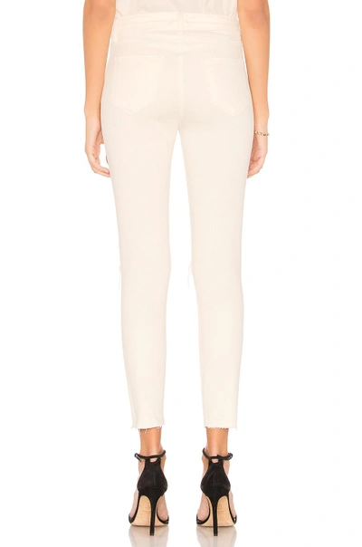 Shop L Agence Margot High Rise Skinny Jean In Vintage White Destructed