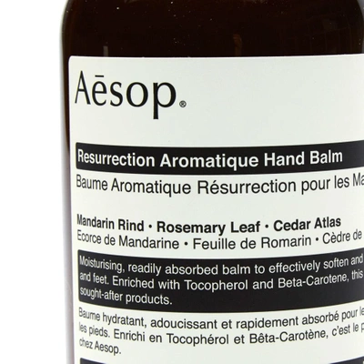 Shop Aesop Resurrection Aromatique Hand Balm In N/a