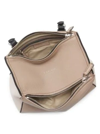 Shop Givenchy Leather Shoulder Bag In Tan