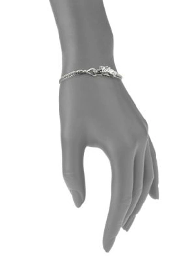 Shop John Hardy Women's Legends Naga Silver And Blue Sapphire Multi Chain Bracelet