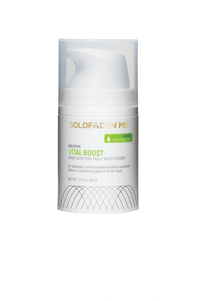 Shop Goldfaden Md Vital Boost Even Skintone Daily Moisturizer In N,a