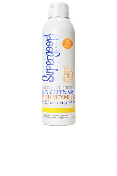 Shop Supergoop Antioxidant Infused Sunscreen Mist Spf 50. In N,a