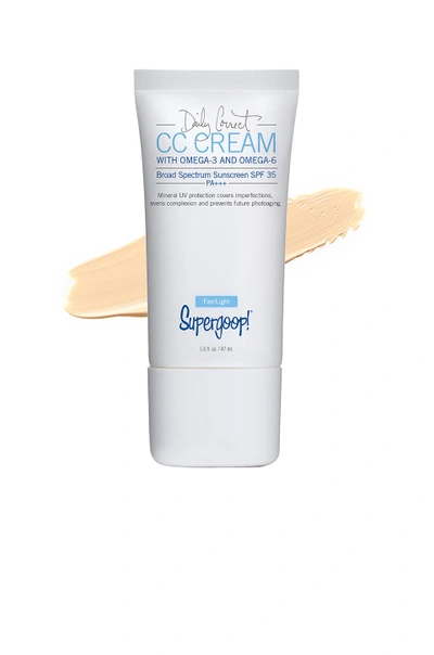 Shop Supergoop Daily Correct Cc Cream Spf 35 In Fair Light