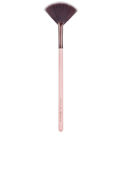 Shop Luxie Medium Fan Brush In Pink. In N,a
