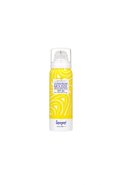 Shop Supergoop Super Power Sunscreen Mousse With Blue Seakale Spf 50 3.4 Fl oz