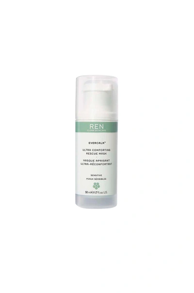 Shop Ren Clean Skincare Evercalm Ultra Comforting Rescue Mask. In N,a