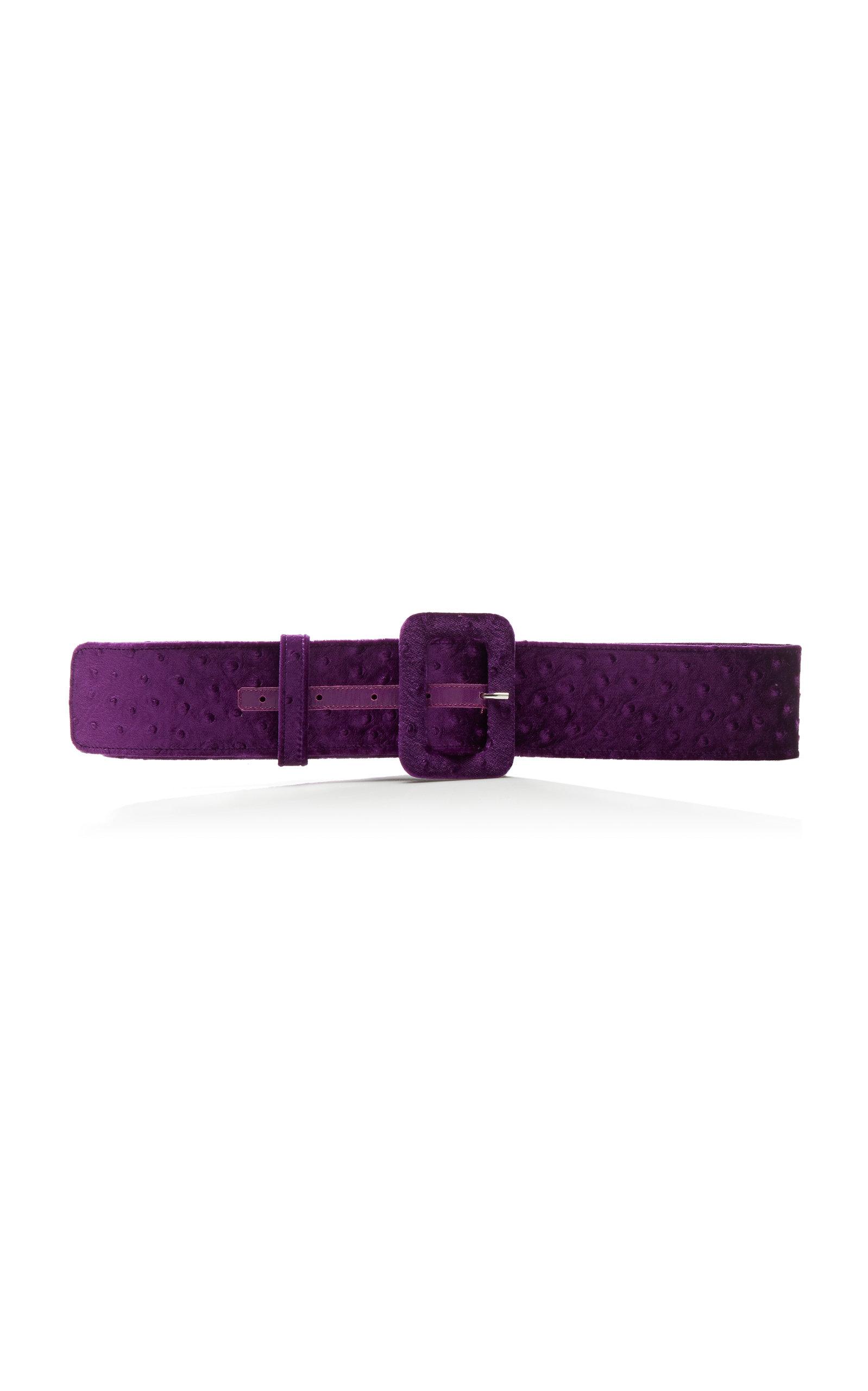 wide purple belt