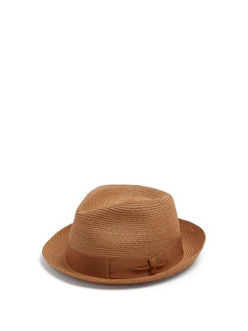 tan panama hat